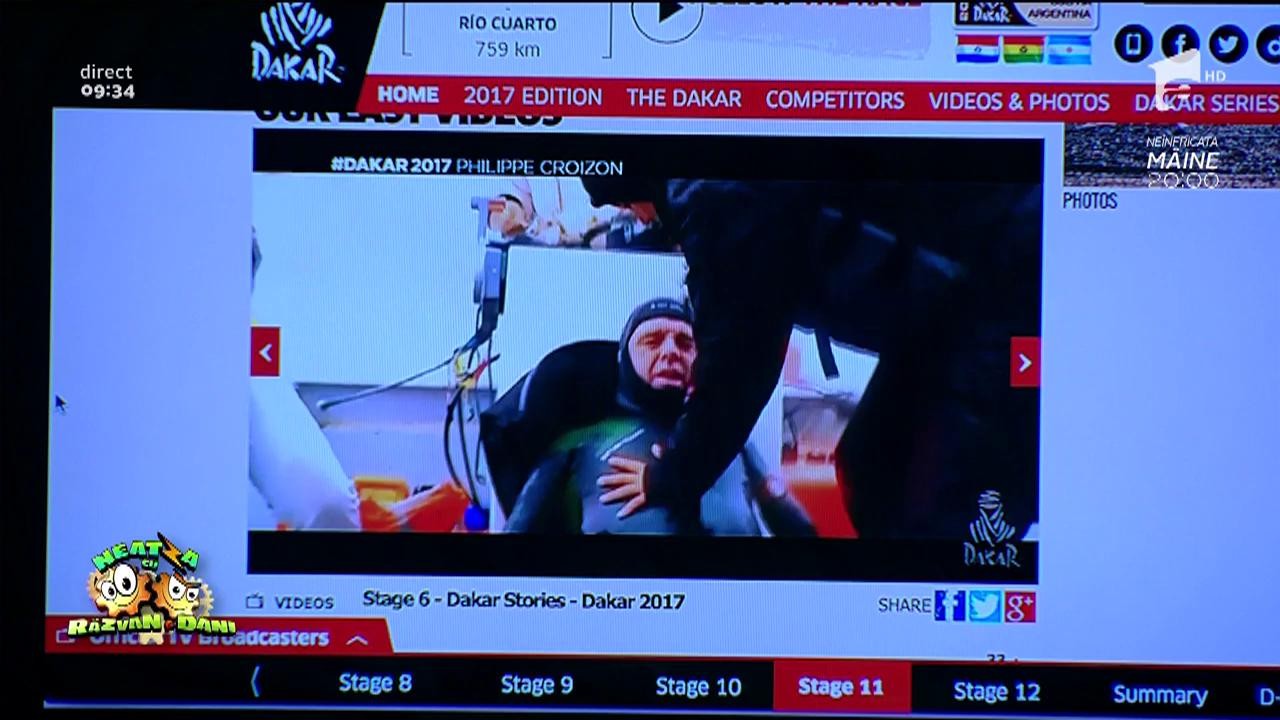 Poveste emoţionantă! Philippe Croizon pilotează &icirc;n Raliul Dakar fără m&acirc;ini și fără picioare