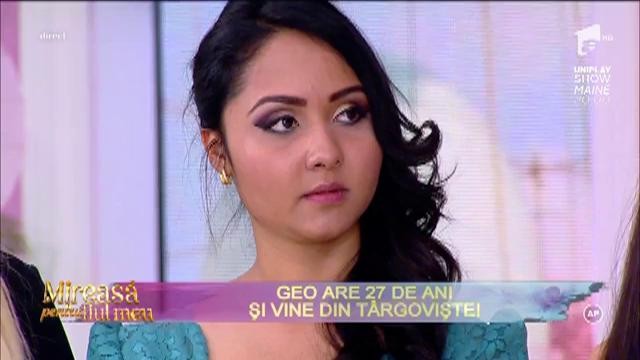 Geo, un nou concurent &icirc;n competiţia "Mireasă pentru fiul meu!"