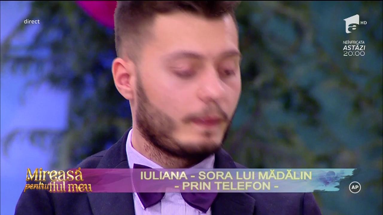 Iuliana, sora lui Mădălin: "Mă aşteptam că fratele meu va aibă o reacţie nervoasă, dar nu at&acirc;t de dură!"