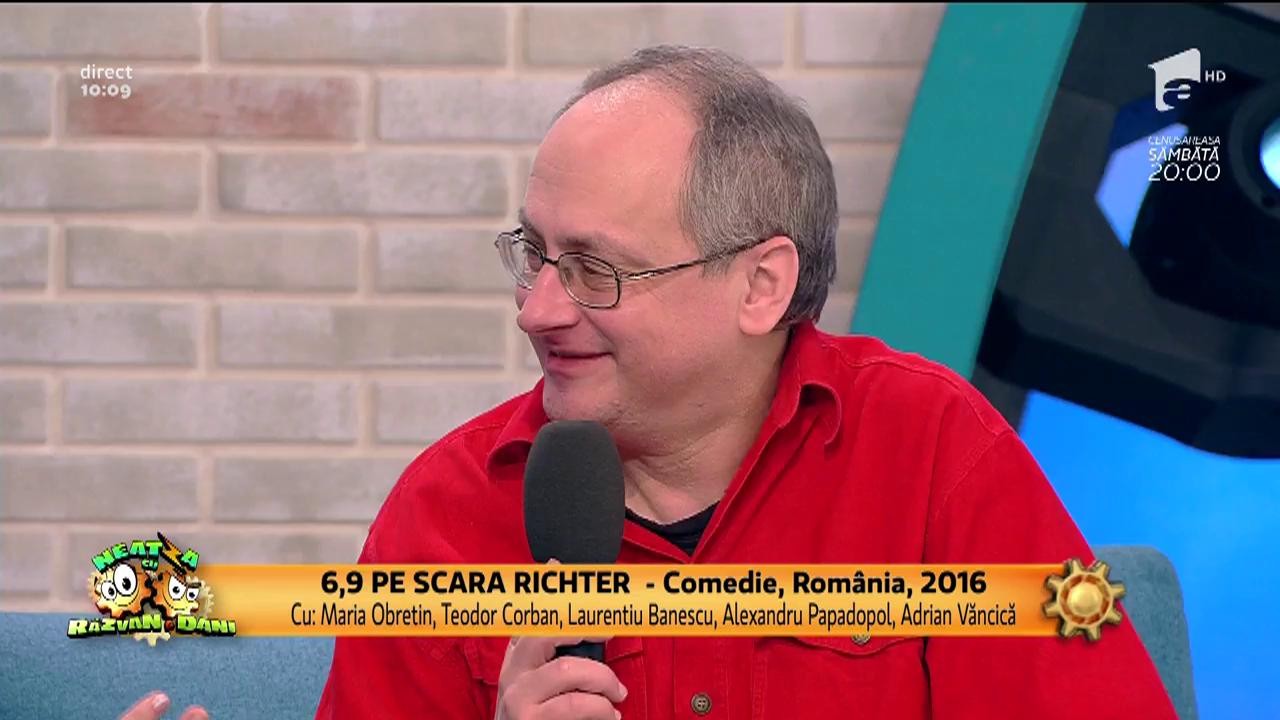 Scenaristul Nae Caranfil, cronica filmului &rdquo;6,9 pe scara Richter&rdquo;: &rdquo;Sunt o mulțime de lucruri care nu au ce căuta &icirc;ntr-o comedie, dar care, sper, să fie foarte comice!&rdquo;