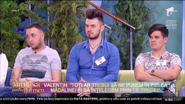 Valentin: "Toţi ar trebui să ne punem &icirc;n pielea Mădălinei şi să &icirc;nţelegem prin ce trece!"