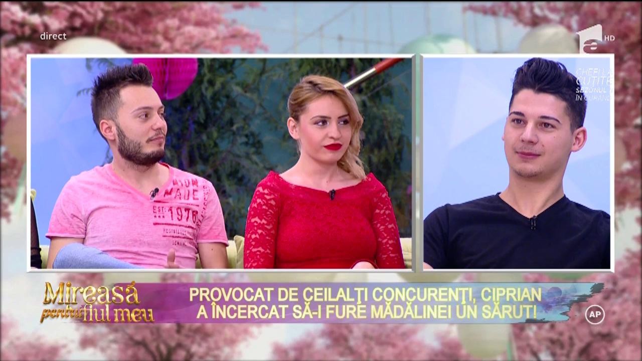 Provocat de ceilați concurenți, Ciprian a &icirc;ncercat să o sărute pe Mădălina!