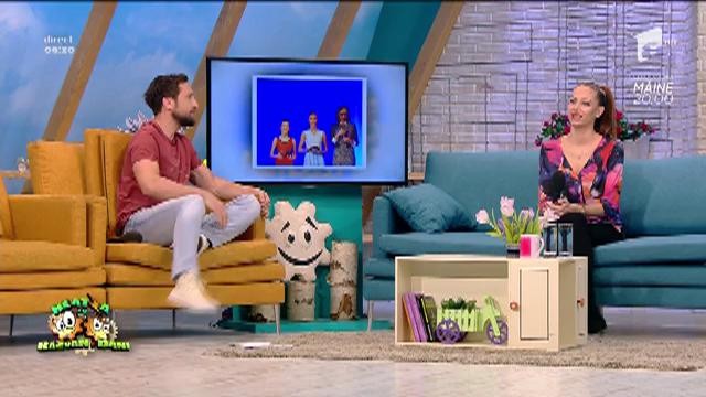 Demonstraţie de gimnastică ritmică, la Neatza!