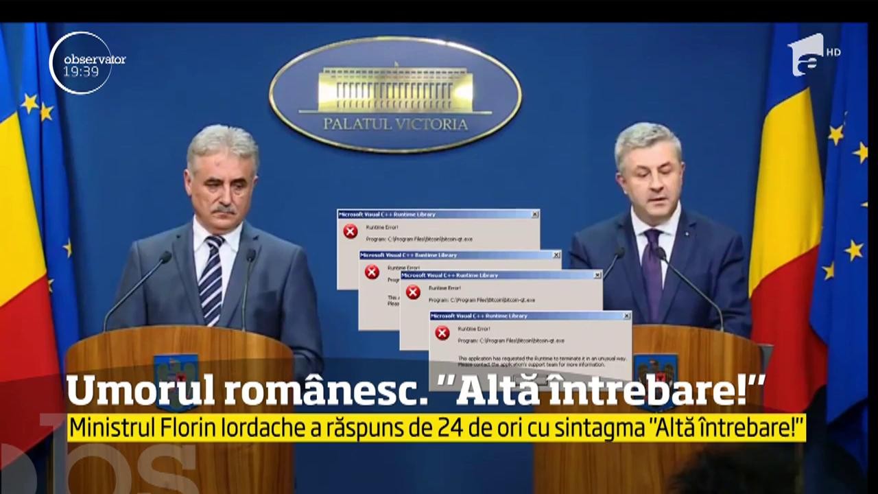 Ministrul Altă Intrebare Viral Pe Internet