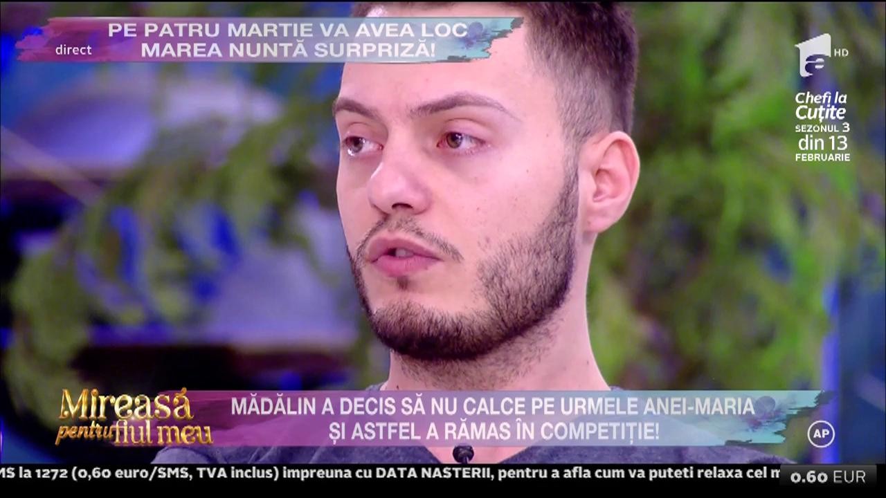 Mădălin a decis să nu calce pe urmele Anei-Maria şi astfel a rămas în competiţie!