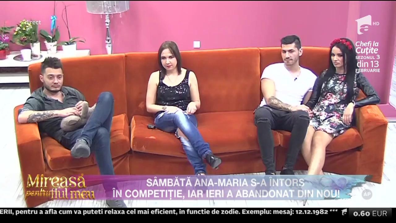 Doar două zile a rezistat Ana-Maria în competiţie alături de Mădălin!