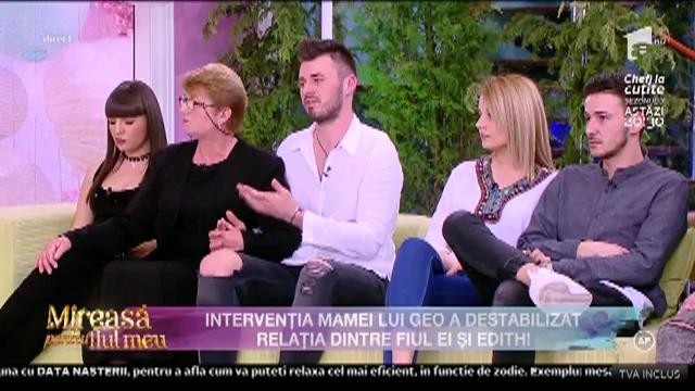 Mama lui Geo se opune relaţiei dintre fiul ei şi Edith!