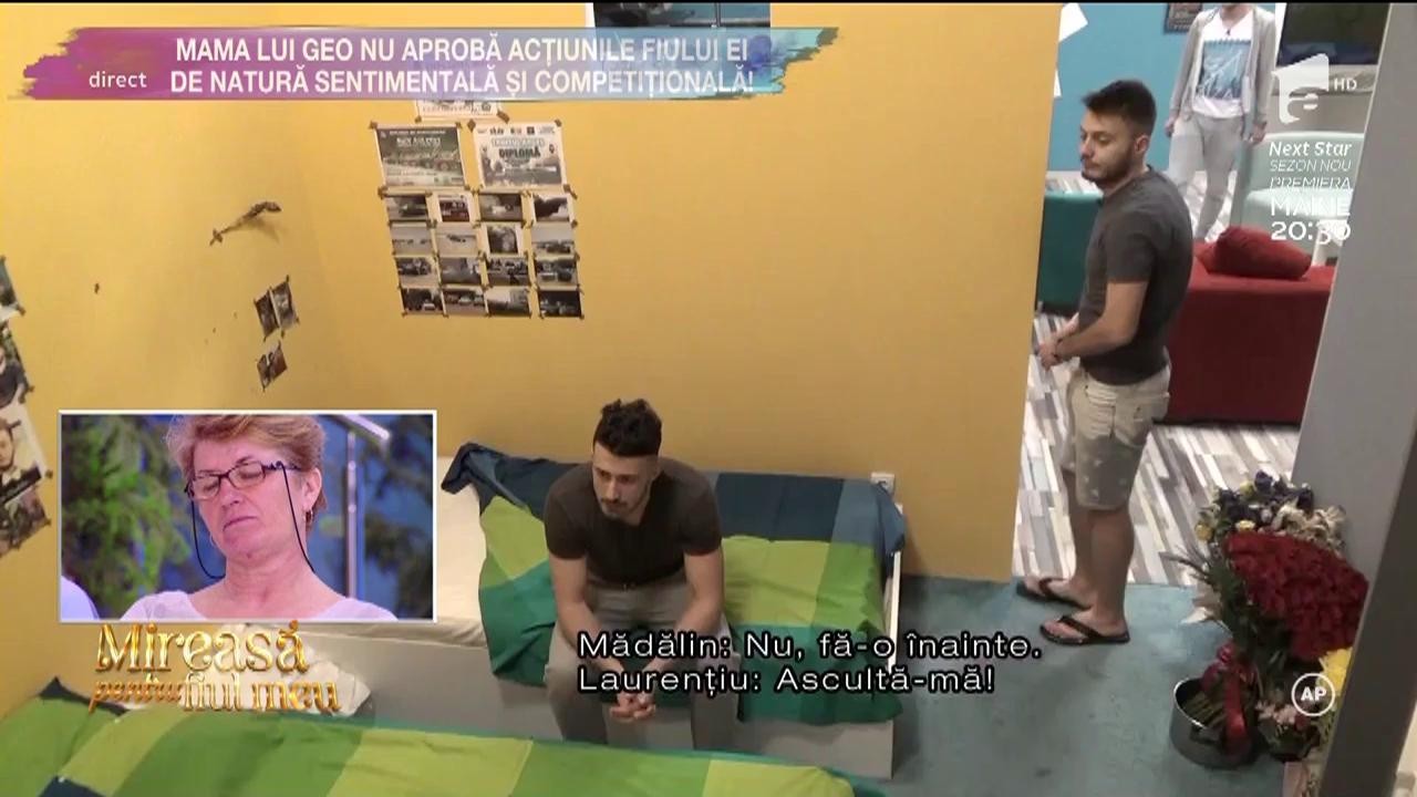 Geo, prins la mijloc între mamă şi Edith!