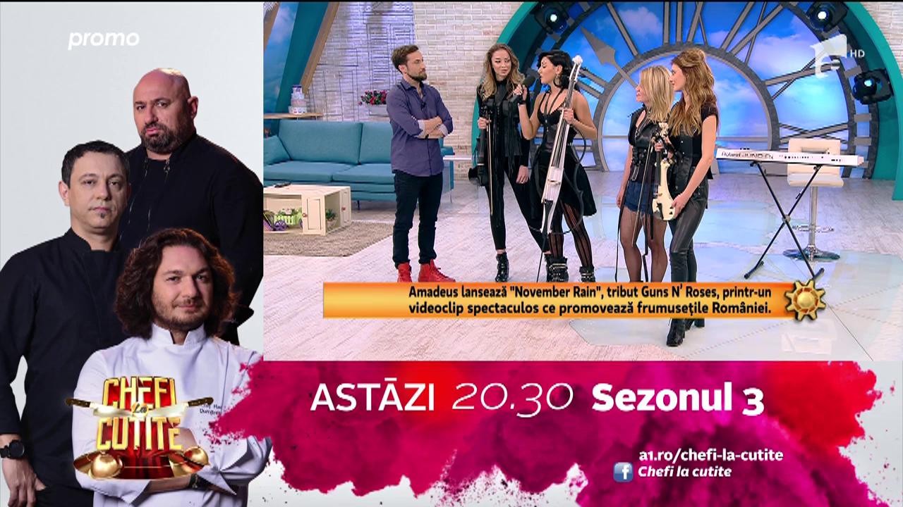 Amadeus lansează "November Rain", tribut Guns N' Roses