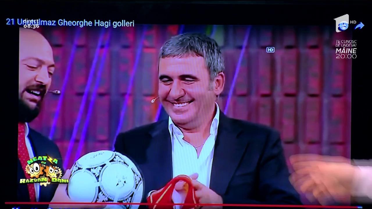 Smiley News: Hagi a făcut spectacol &icirc;ntr-o emisiune TV din Turcia!