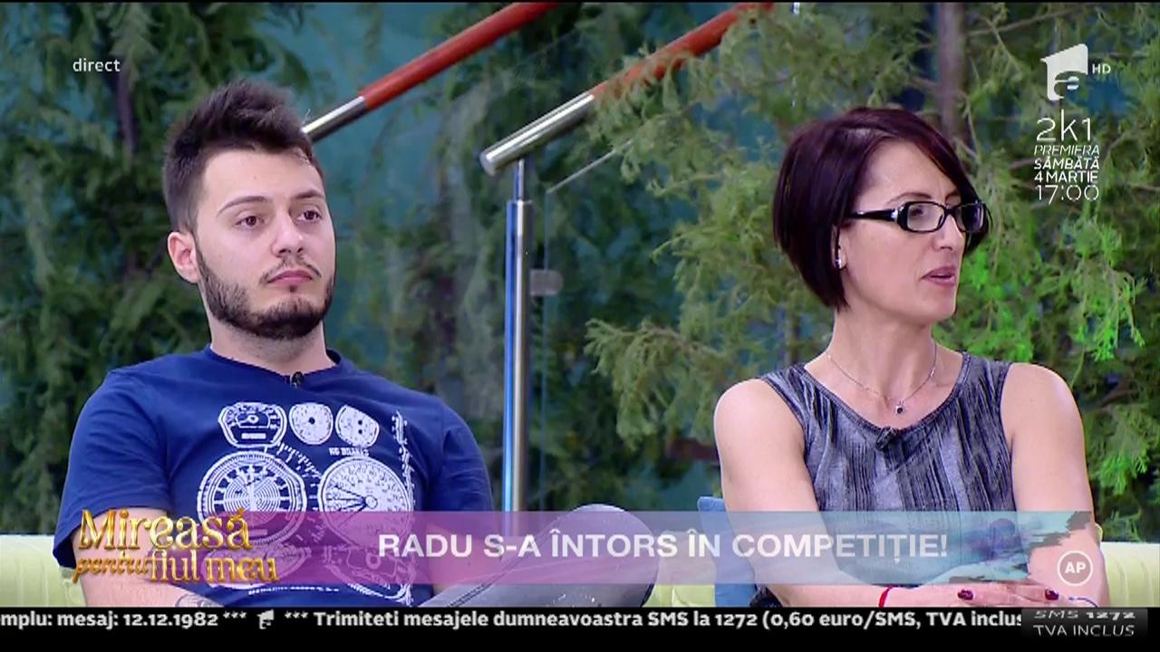 Radu s-a întors în competiția "Mireasă pentru fiul meu!"