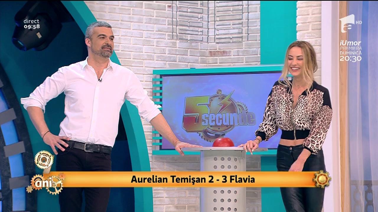 Provocarea &rdquo;5 secunde&rdquo;. Aurelian Temișan vs. Flavia Mihășan