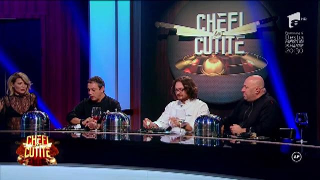 Chef Scărlătescu a primit scoici &icirc;n farfurie și s-a dezlănțuit pe Dan Ciumberică, concurent "Chefi la cuțite"
