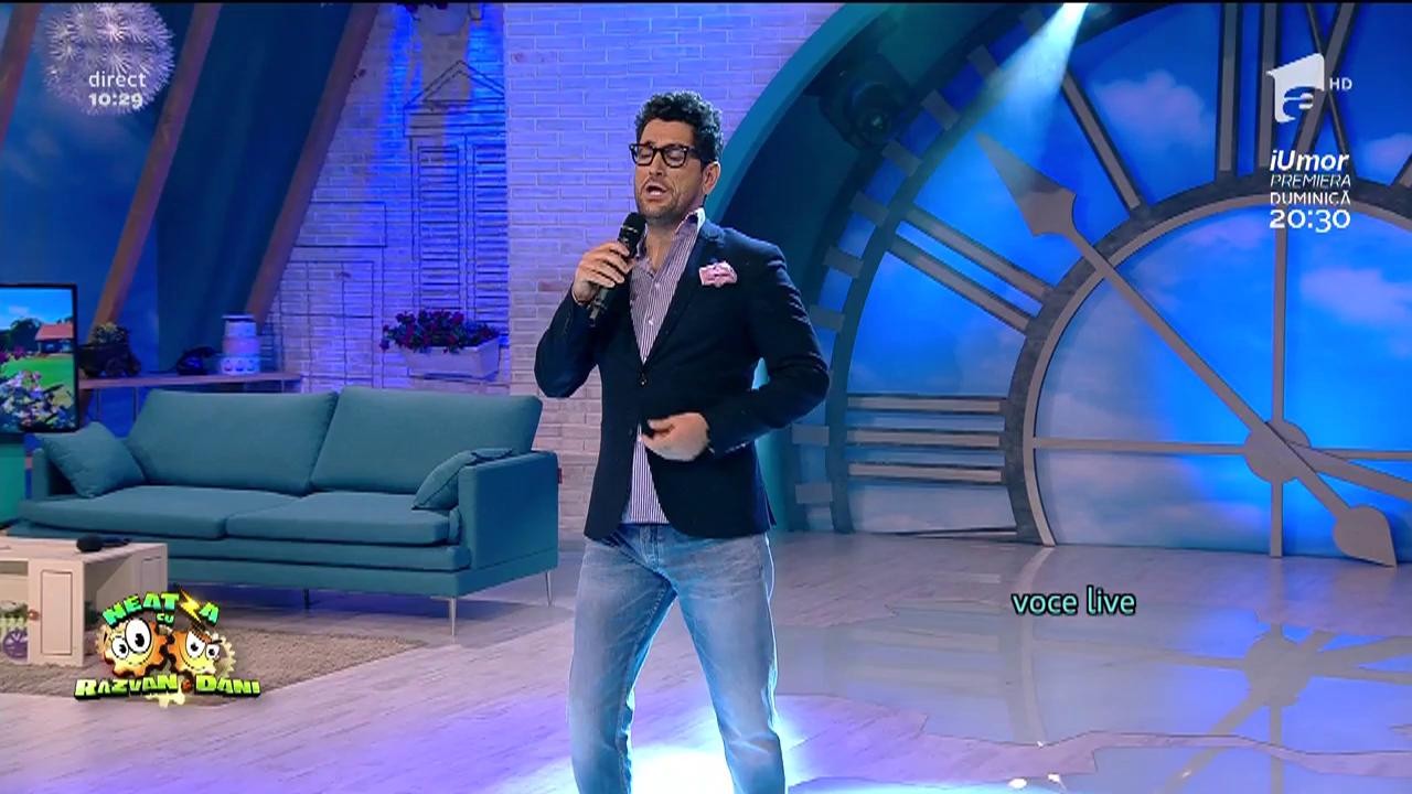 Cezar Ouatu, c&acirc;ntă medley la Neatza