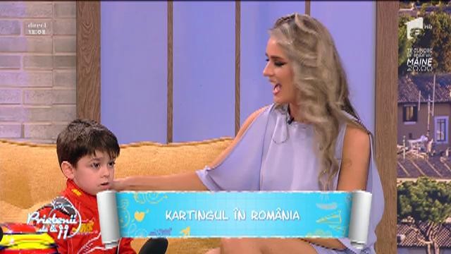 Cei mai buni tineri piloţi de karting din Rom&acirc;nia, &icirc;n platoul de la "Prietenii de la 11"