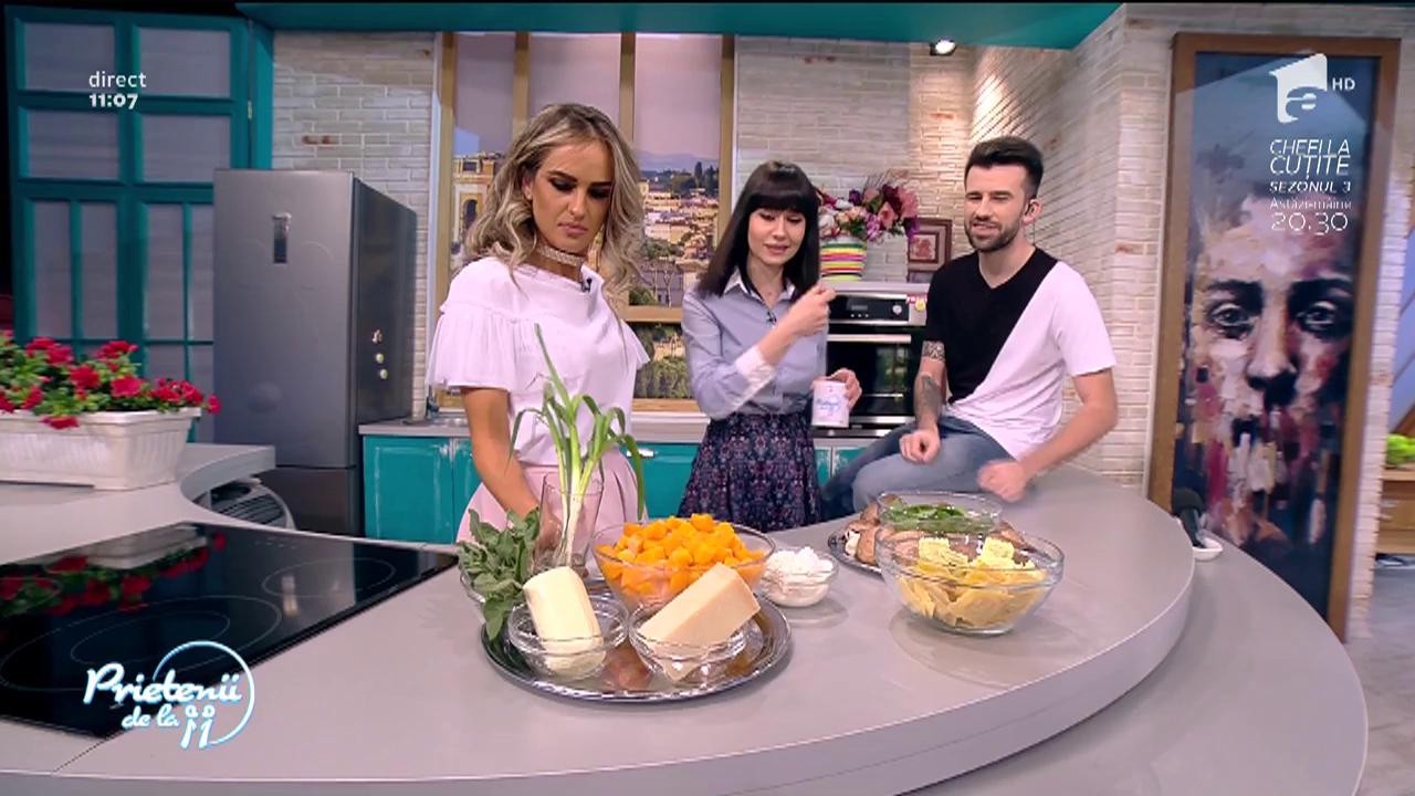 Andreea Moldovan gătește: &rdquo;Ravioli la cuptor cu dovleac și ciuperci&rdquo;