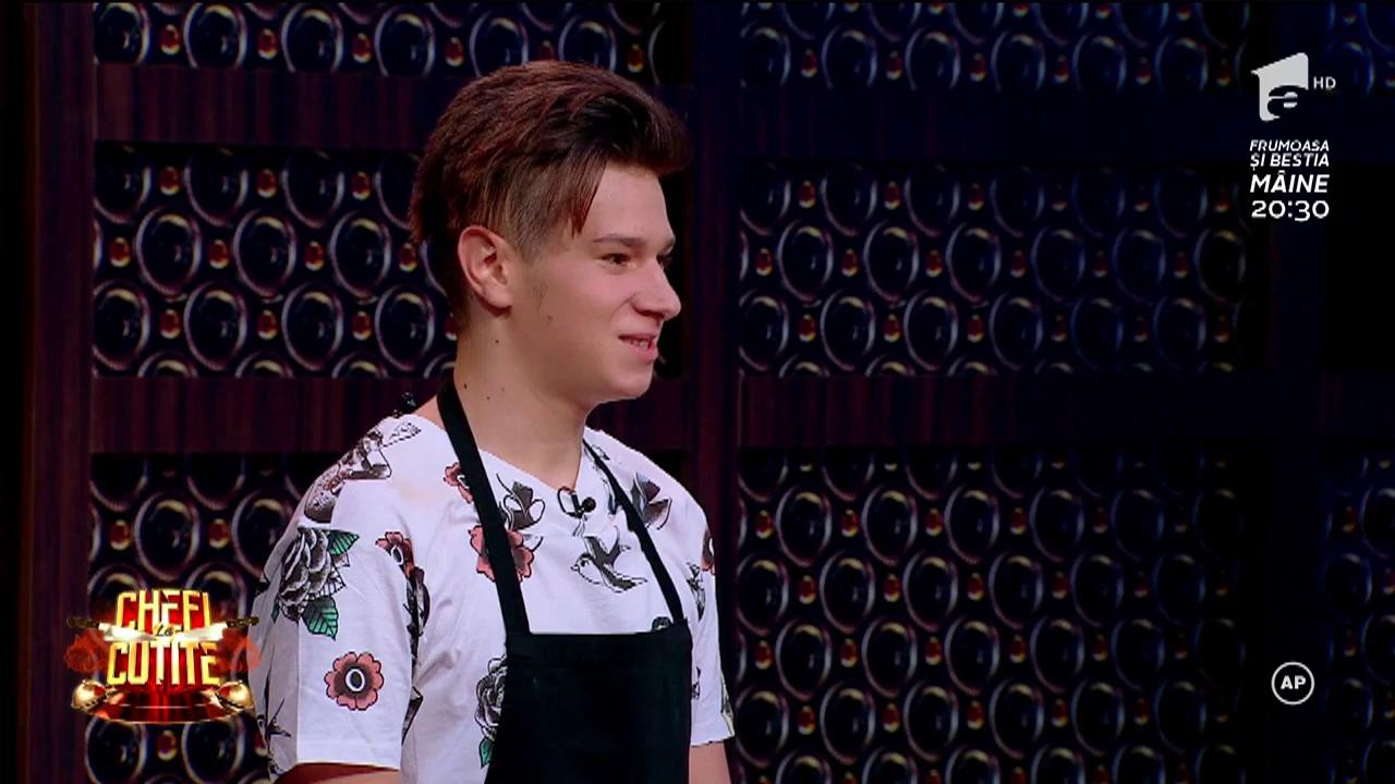 La doar 17 ani, Spătaru Sebastian vrea să-i impresioneze pe chefi: &rdquo;Fac o prăjitură mai dubioasă, că are piper roșu&rdquo;