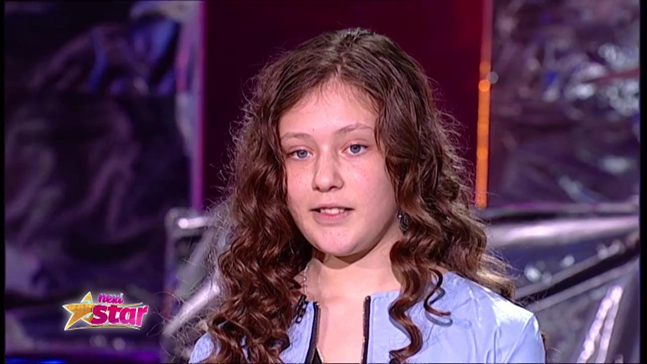 Prezentare: Letizia Chiloiro, de la San Remo Junior, pe scena de la Next Star!