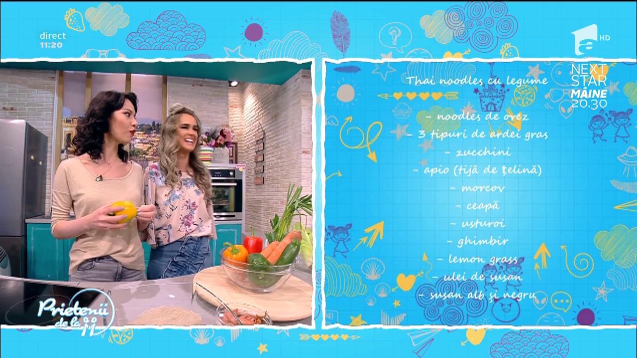 Andreea Moldovan gătește - "Thai noodles cu legume"