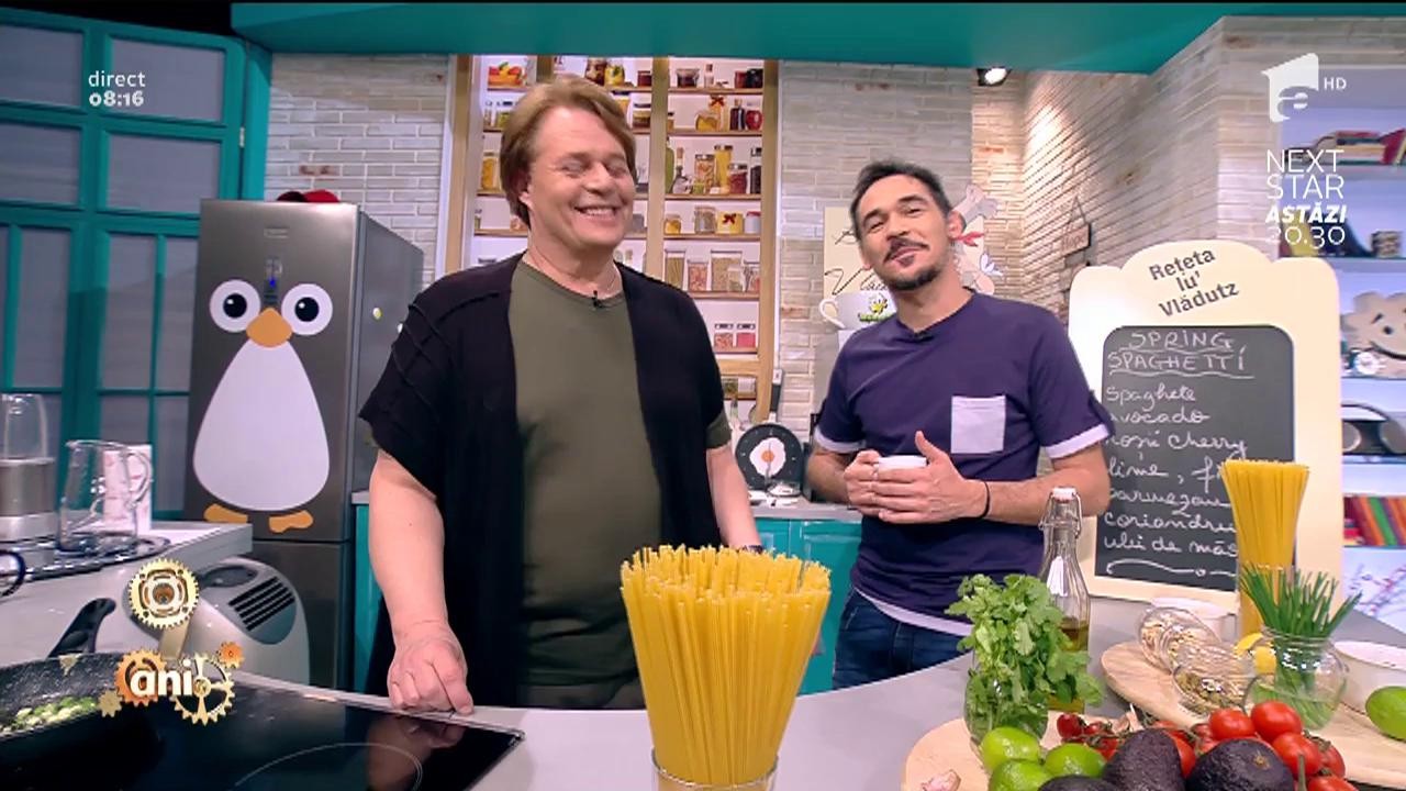 &rdquo;Spring spaghetti&rdquo;, paste cu un sos foarte, foarte fresh