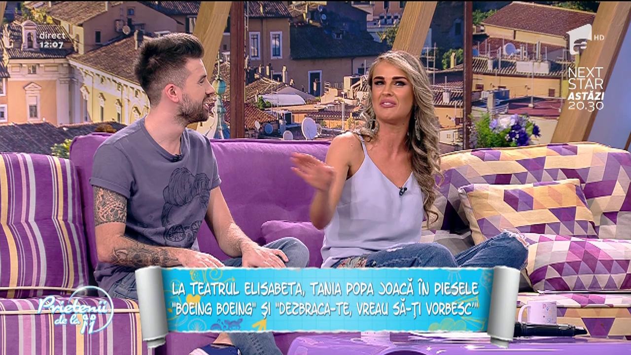 &Icirc;n stagiunea curentă, actrița Tania Popa joacă &icirc;n piesele "Music național", "Sinucigașul" și "Terorism"