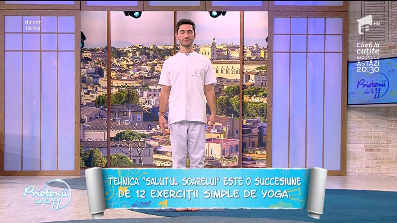 Ce presupune tehnica "Salutului soarelui" din Yoga