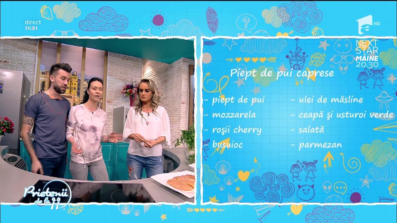 Andreea Moldovan gătește: "Piept de pui caprese"