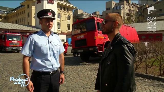 Sonny Flame, pompier pentru o zi