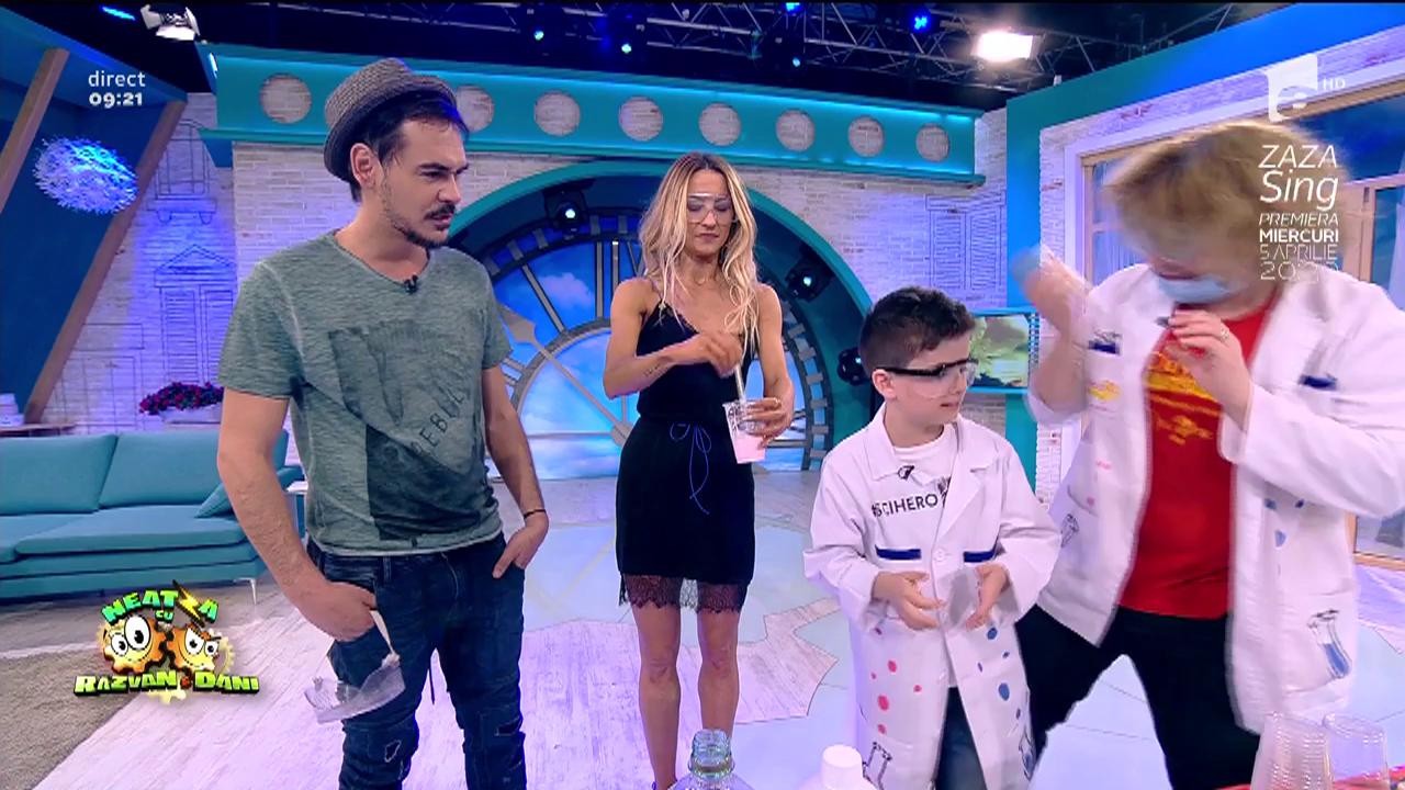 Experimente la Neatza! Erik Culescu, 10 ani, are o mare pasiune pentru științe