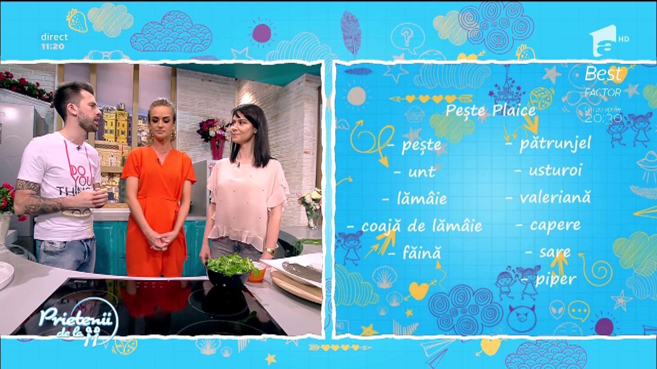 Andreea Moldovan gătește "Peşte Plaice"