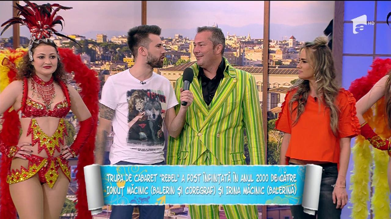 Diana Munteanu &icirc;nvață c&acirc;teva mișcări de dans de la Rebel Cabaret