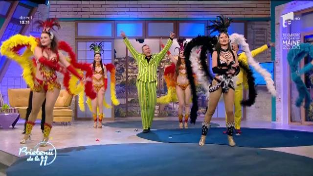 Rebel Cabaret &icirc;ntreține atmosfera prin dans, &icirc;n platoul "Prietenii de la 11"