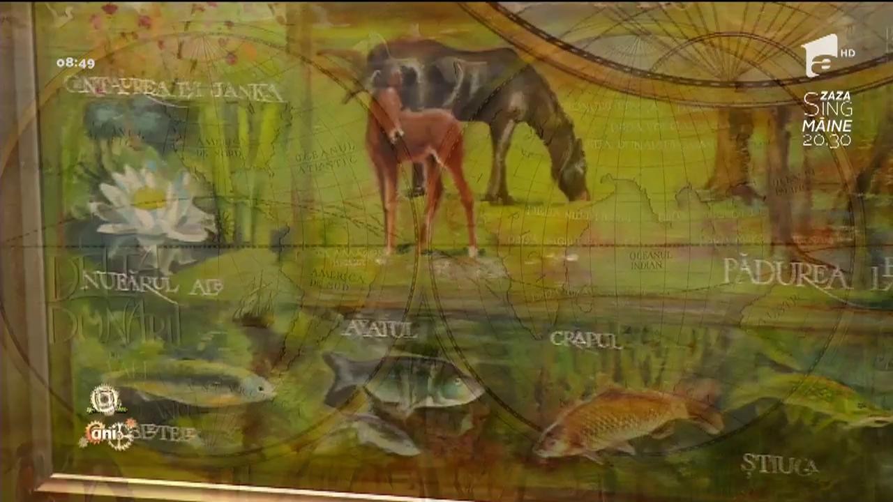 Expoziţie inedită de hărţi pictate pe piele, inspirate din legende, la Muzeul Naţional al Hărţilor şi Cărţii Vechi