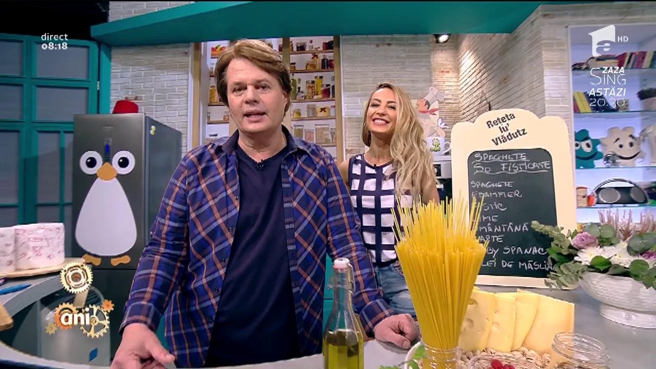 Reteta spaghete So Fisticate - cu fistic şi caşcaval