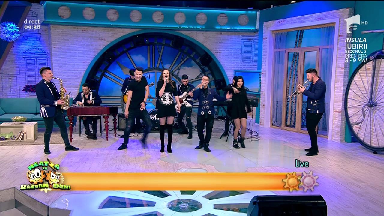 Live! Trupa Melodi, cu chef de viață, la Neatza. Colaj muzical antrenant