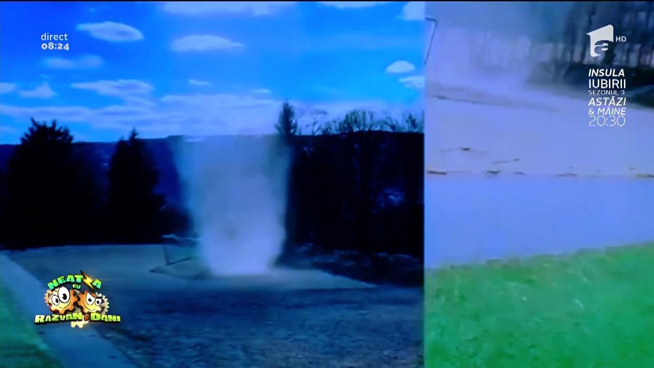 Smiley News: O mini tornadă a &icirc;ntrerupt un meci de fotbal