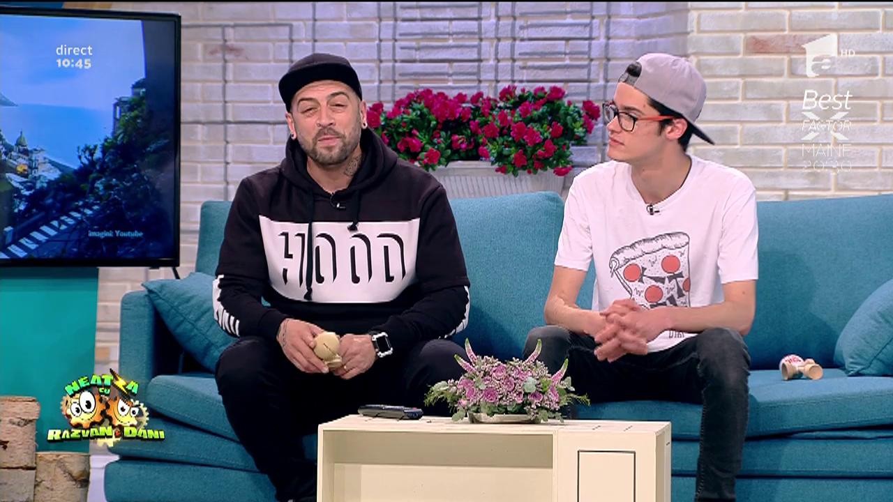 CRBL a c&acirc;ntat la &bdquo;Neatza&rdquo; cu kendama după g&acirc;t