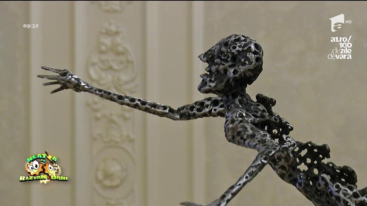 Daniel Rădulescu, un Constantin Br&acirc;ncuşi al artei moderne! A creat adevărate sculpturi din metale!