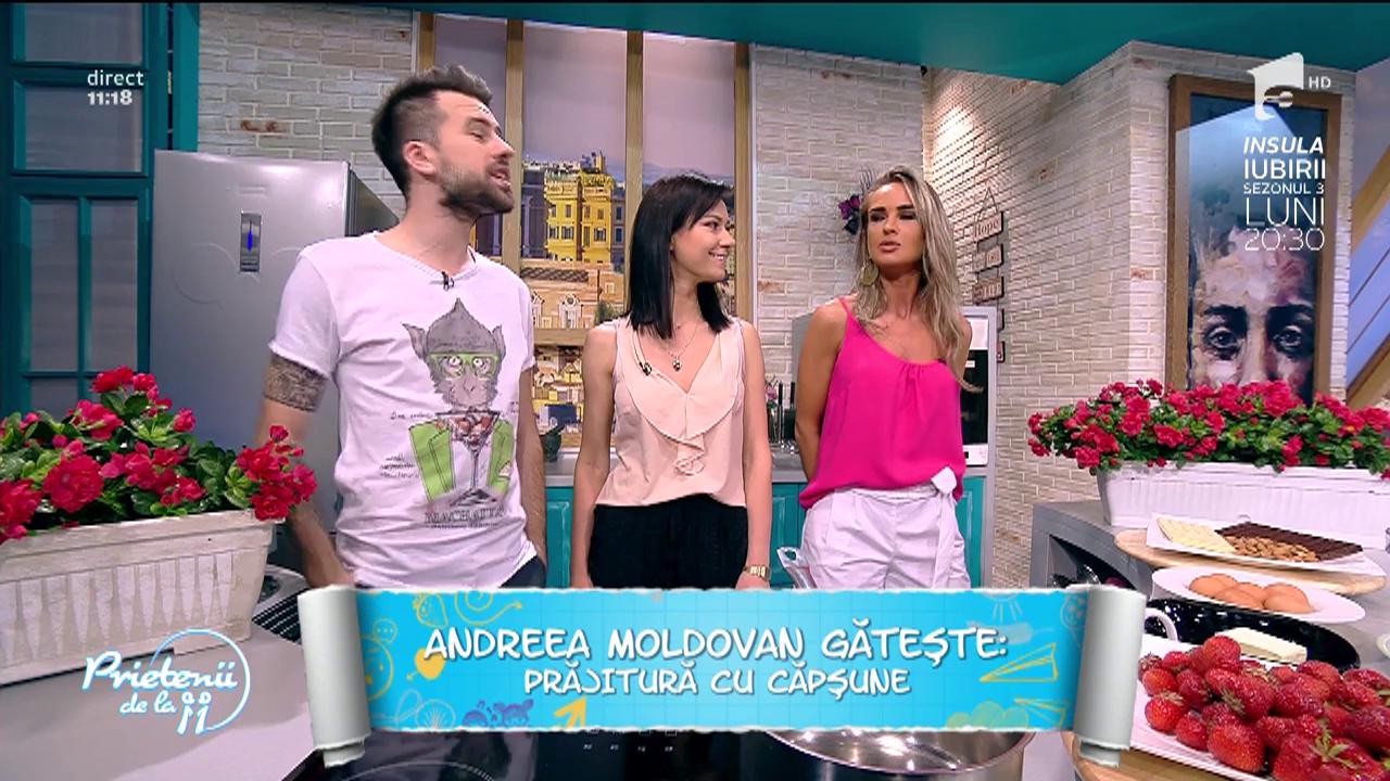 Andreea Moldovan găteşte o "Prăjitură cu căpşune"