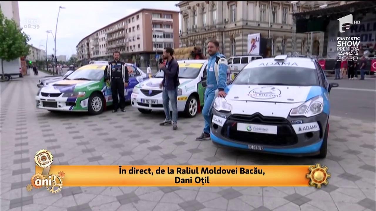 Dani Oţil participă la Raliul Moldovei Bacău: "Sunt exact ca un liceean la BAC! Nu ştiu ce o să-mi pice!"