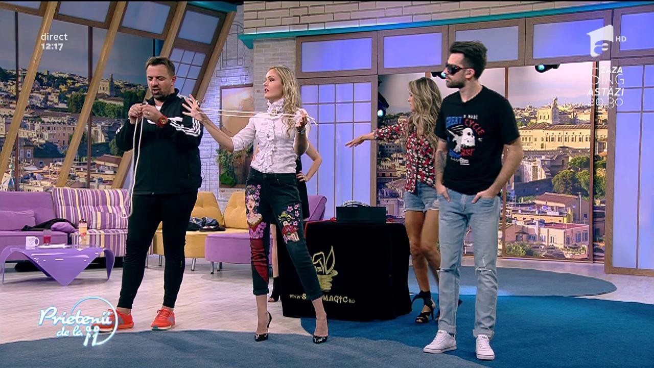 Horia Brenciu, asistentul magicianului Cristina Strecopitov: "Se vede că nodul meu este mult mai puternic dec&acirc;t prevede legea!"