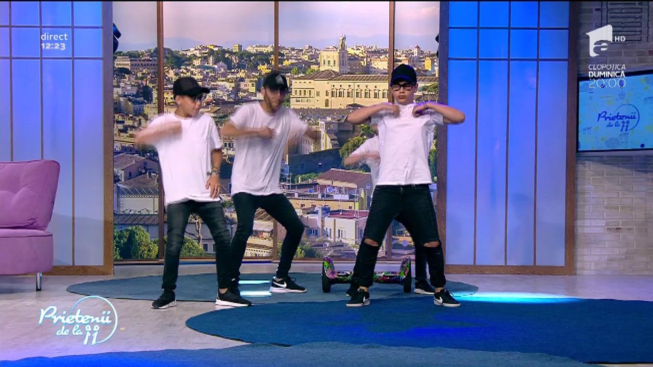 Trupa Schooligans, dans de senzaţie &icirc;n platoul de la Prietenii de la 11!