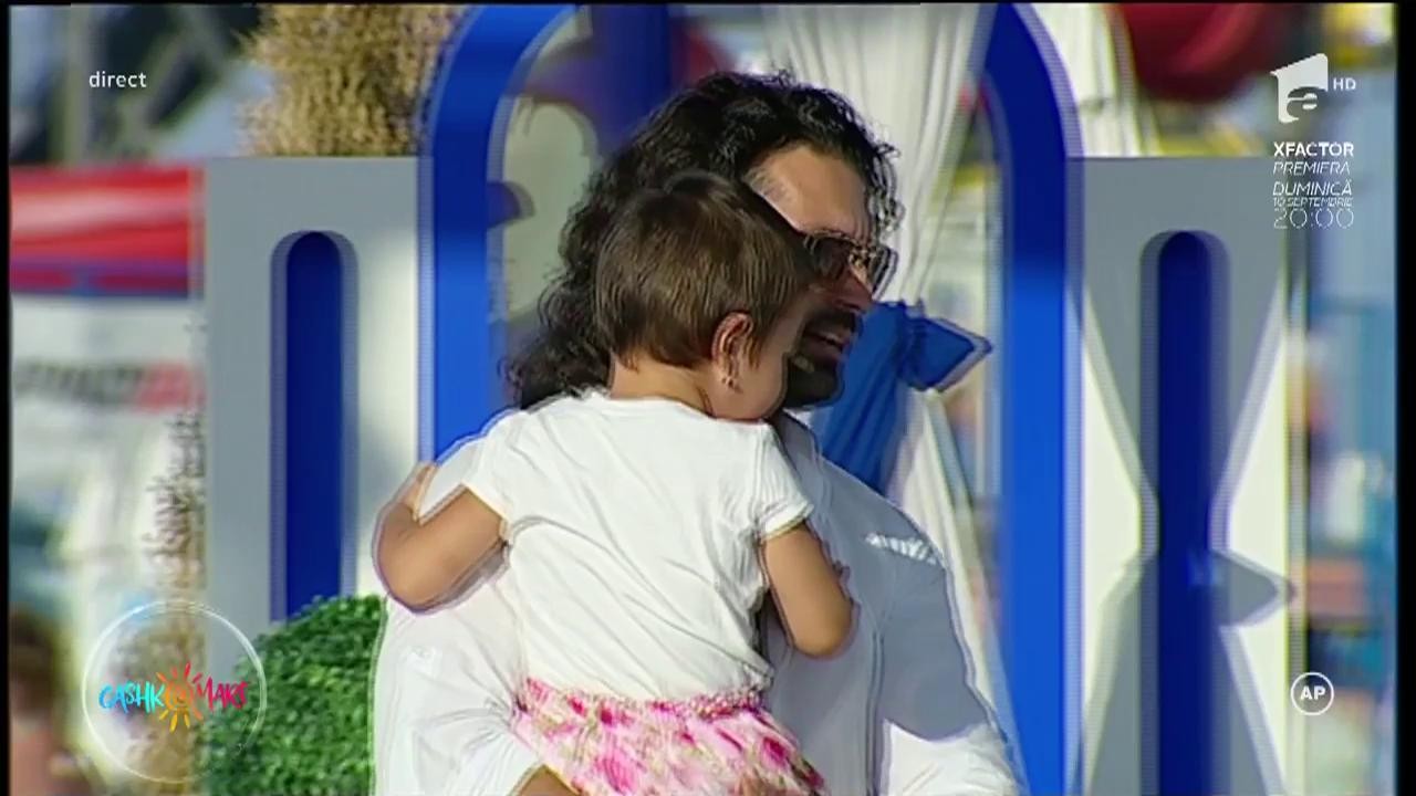 Pepe, probleme, în direct, cu micuța Rosa: ”Publicitate, plânge copilul”