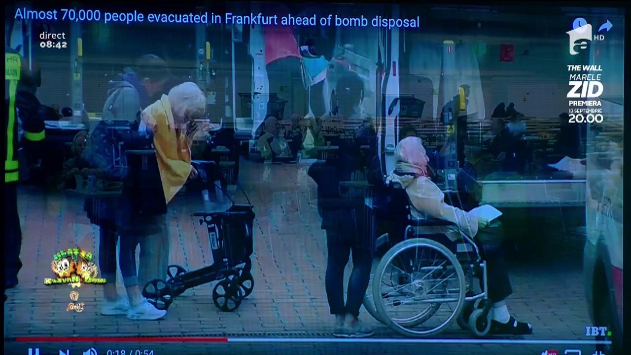 Smiley News. 70.000 de oameni, evacuați &icirc;n Frankfurt din cauza unei bombe