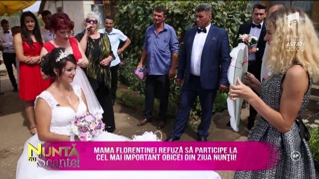 Florentina și-a cunoscut nașii în ziua nunții!