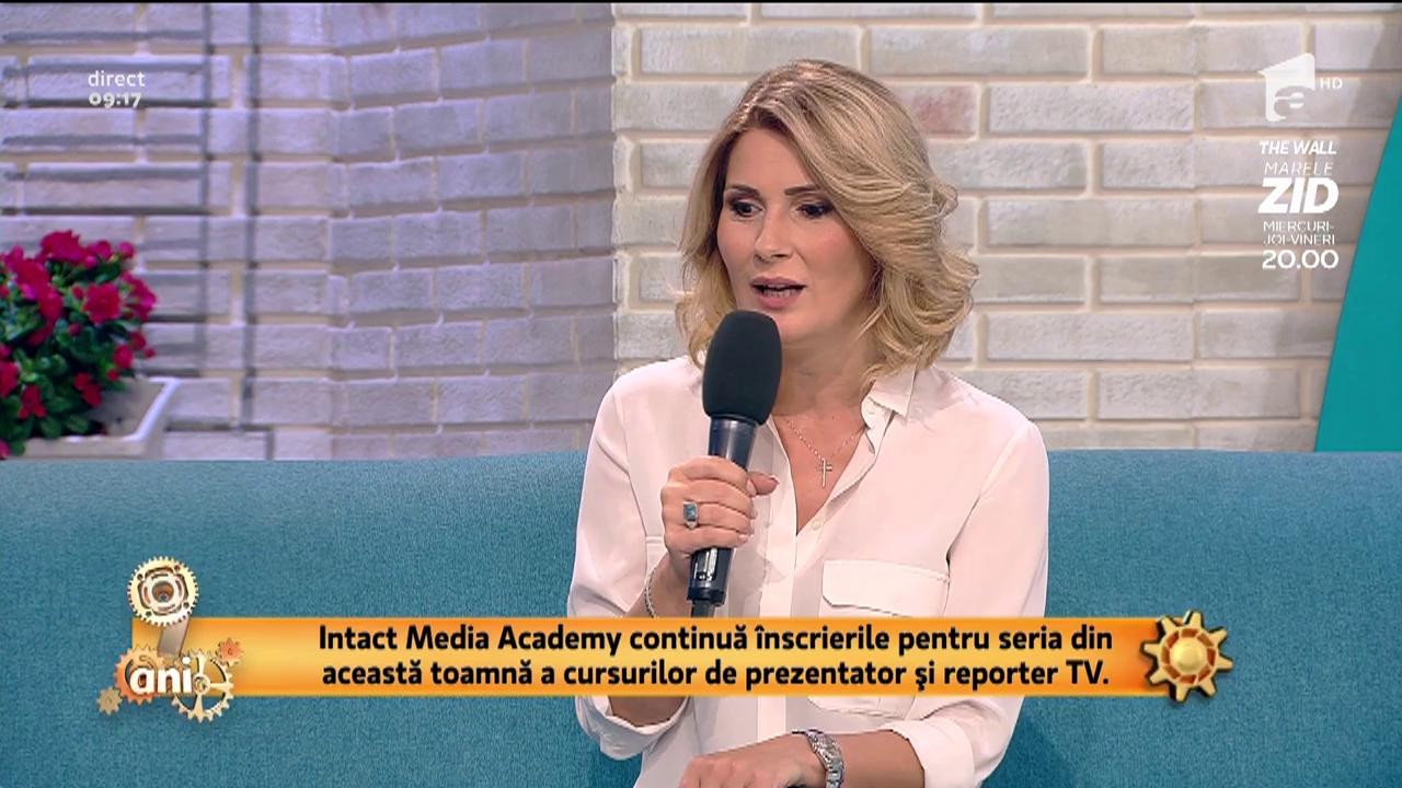 Intact Media Academy continuă &icirc;nscrierile pentru seria din această toamnă a cursurilor de prezentator şi reporter TV