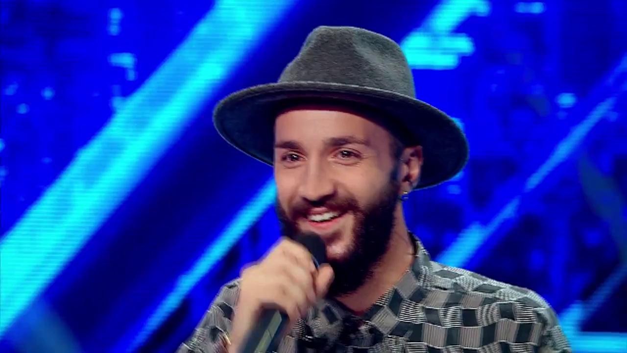 Salvatore, un italiano vero! O monedă de 10 bani l-a adus pe scena ”X Factor”