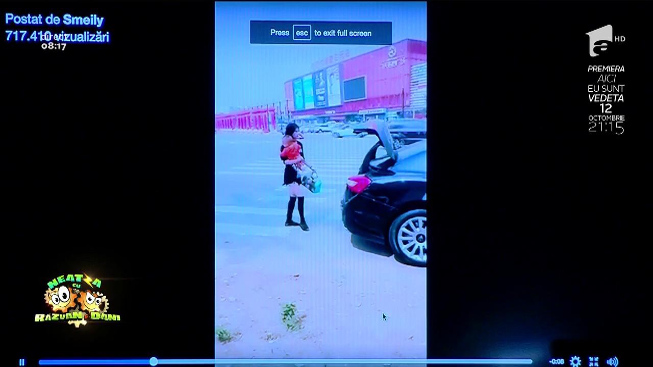 Smiley News. Cum &icirc;nchide o dansatoare portbagajul mașinii