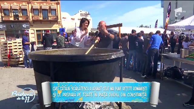 A &icirc;nceput Festivalul Gustului din Constanța. Chef Cătălin Scărlătescu: &rdquo;Mă pregătesc să fac magiun dintr-o tonă de prune&rdquo;