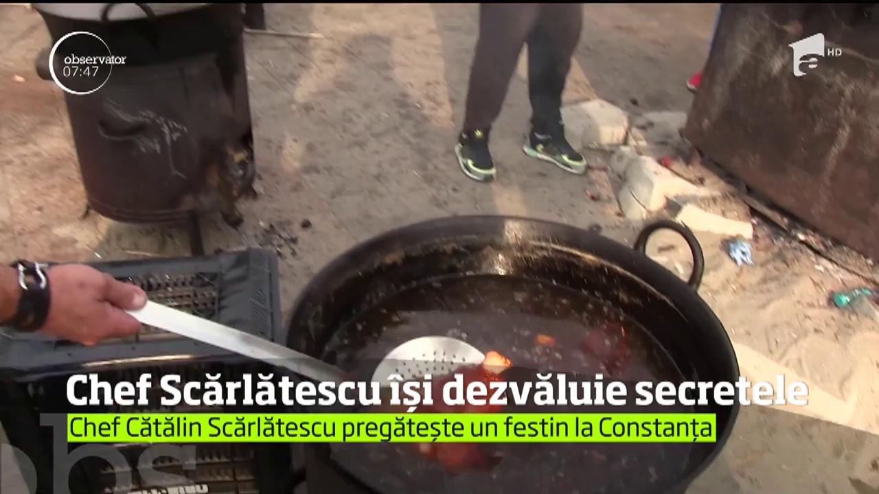 Chef Cătălin Scărlătescu își dezvăluie secretele. Gurmanzii vor avea surprize la Festivalul Gustului Românesc